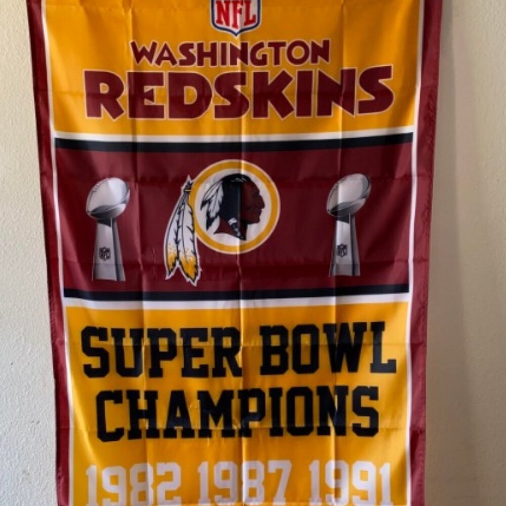 Washington Redskins Super Bowl Champions 3’x5' Banner Flag! BRAND NEW